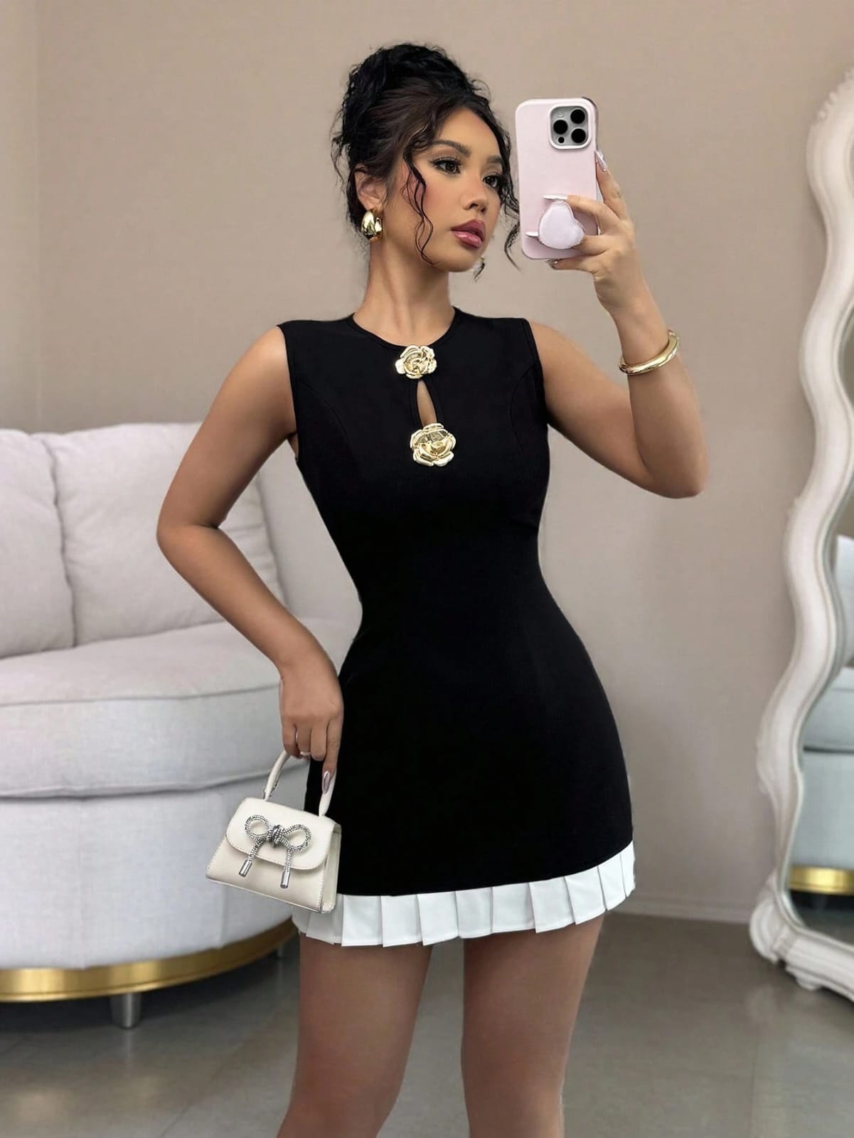 VESTIDO CORTO DE DAMA