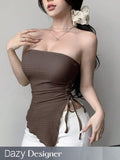 BLUSA COLOR CAFÉ