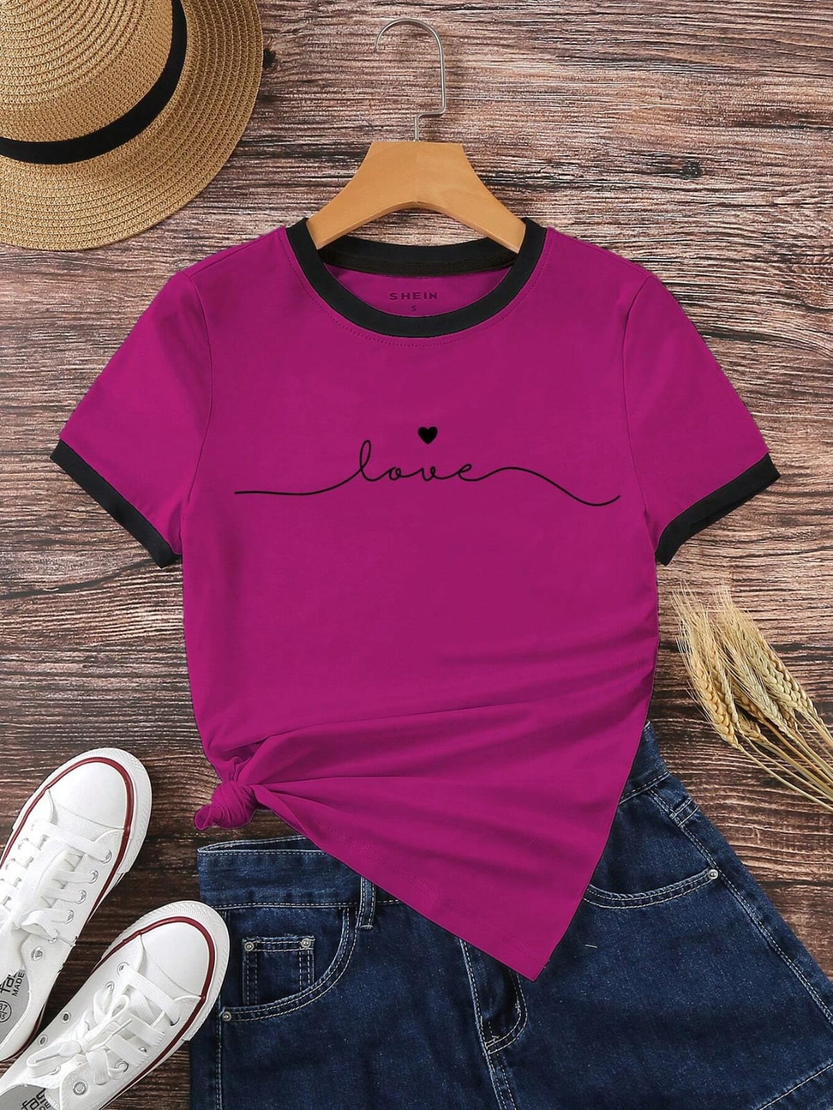 CAMISETA LOVE DE MUJER
