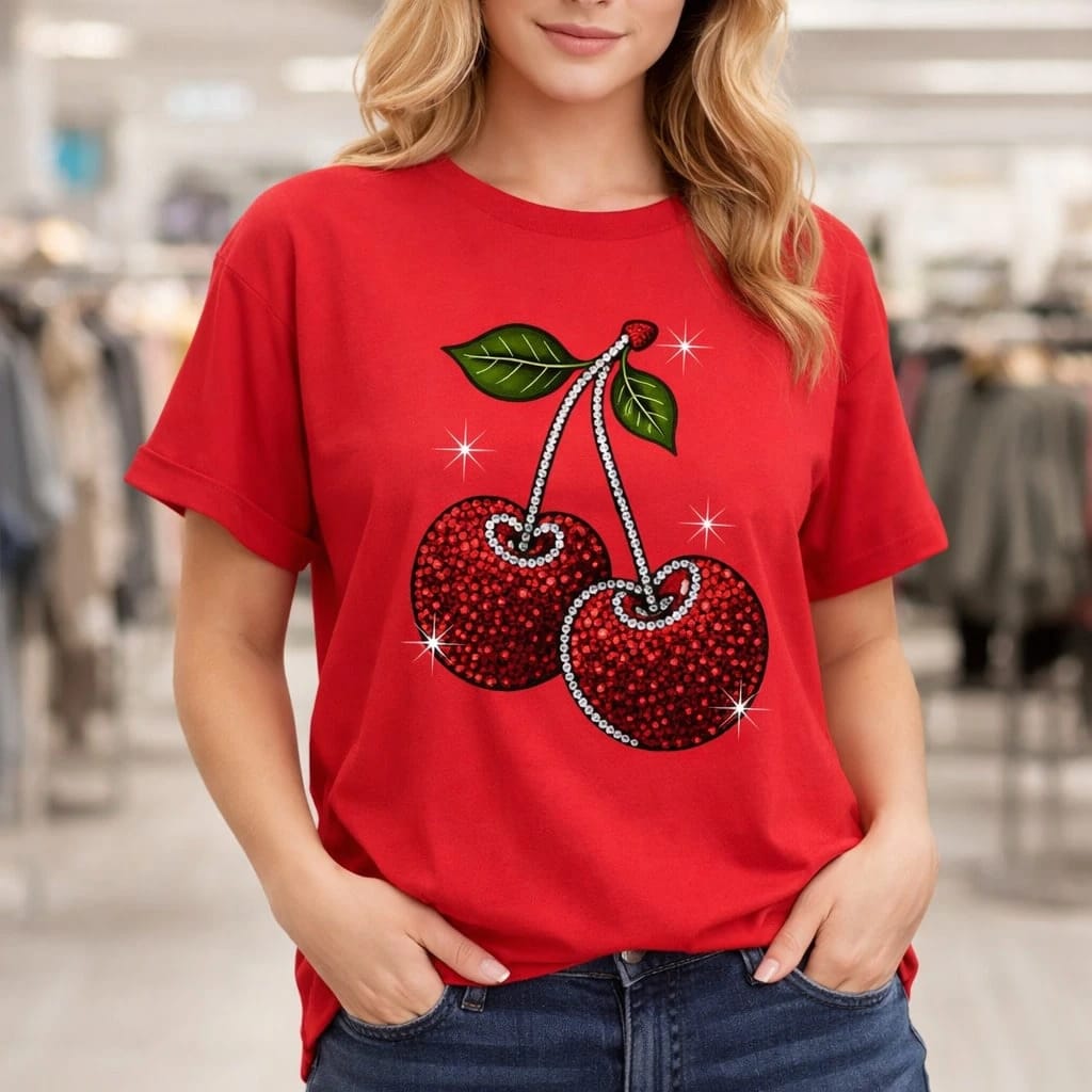CAMISA CHERRY COLOR ROJO
