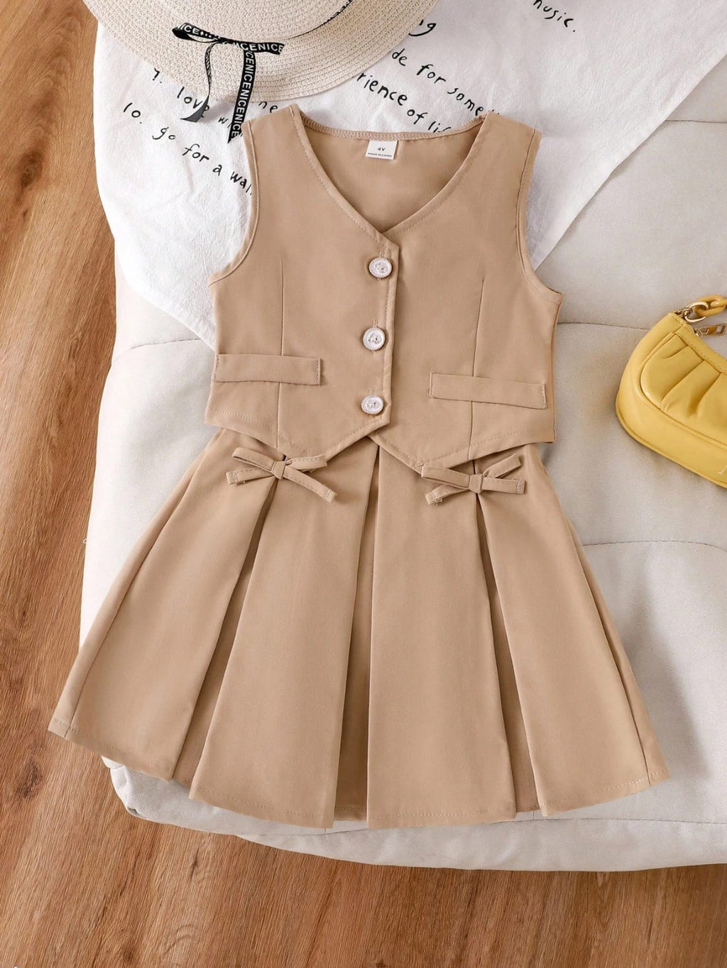 CONJUNTO DE FALDA DE 2 PIEZAS PARA NIÑA