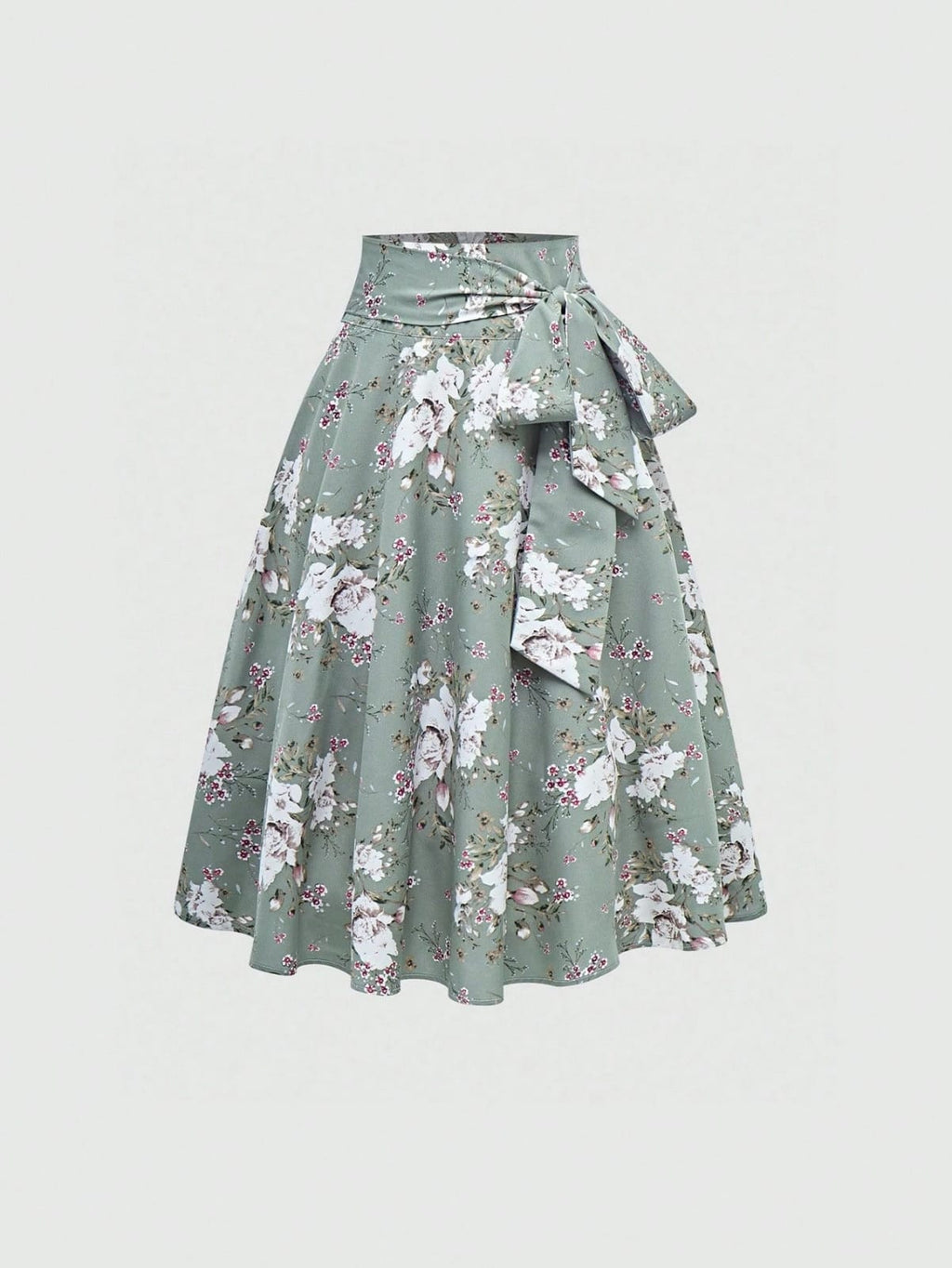 FALDA DE MUJER CON ESTAMPADO FLORAL
