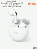 AURICULARES INALÁMBRICOS JIMMO BLANCOS