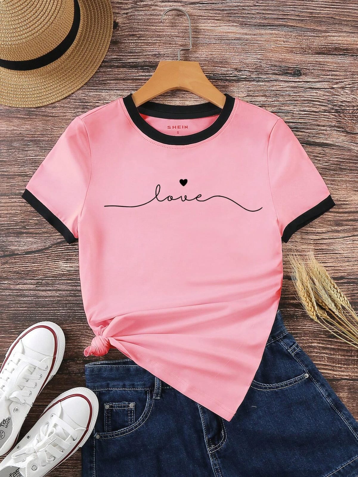CAMISETA LOVE DE MUJER