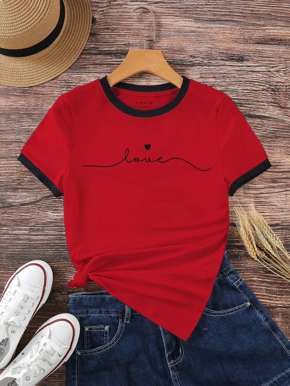 CAMISETA LOVE DE MUJER