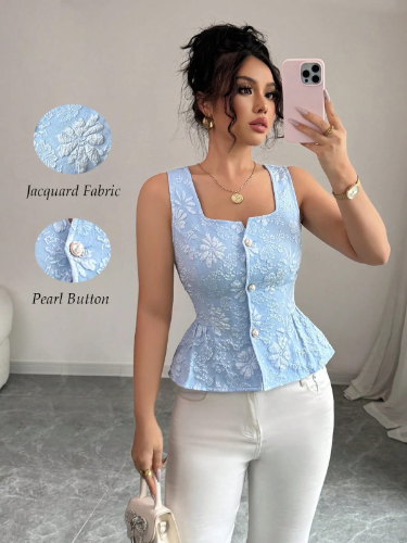 CAMISA COLOR CELESTE TALLA M 0006577