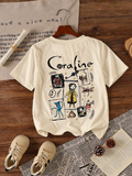 CAMISA DE CORALINE TALLA 12 AÑOS 00002387