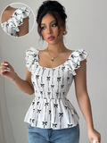 CAMISA BLANCA CON CHONGOS NEGROS