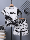 CONJUNTO COLOR BLANCO Y NEGRO TALLA 10 AÑOS 00001063