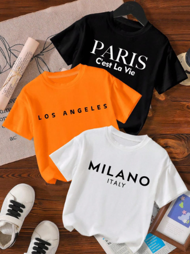 CAMISA COLOR NARANJA TALLA 4 AÑOS 00000548