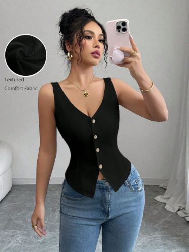 CAMISA COLOR NEGRO TALLA M 00002941