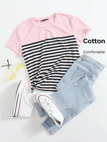 CAMISA DE MUJER DE RAYAS TALLA L 0007446