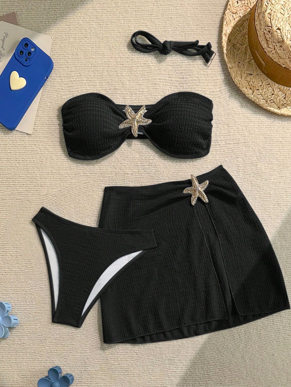 TRAJE DE BAÑO DE 3 PIEZAS